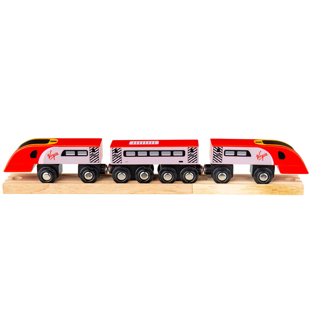 Wooden Replica of the Virgin Train Pendolino