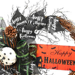 Halloween Wreath With Bows