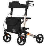 4 Wheel Rollator Walker With Seat And Bags Adjustable | One Size
