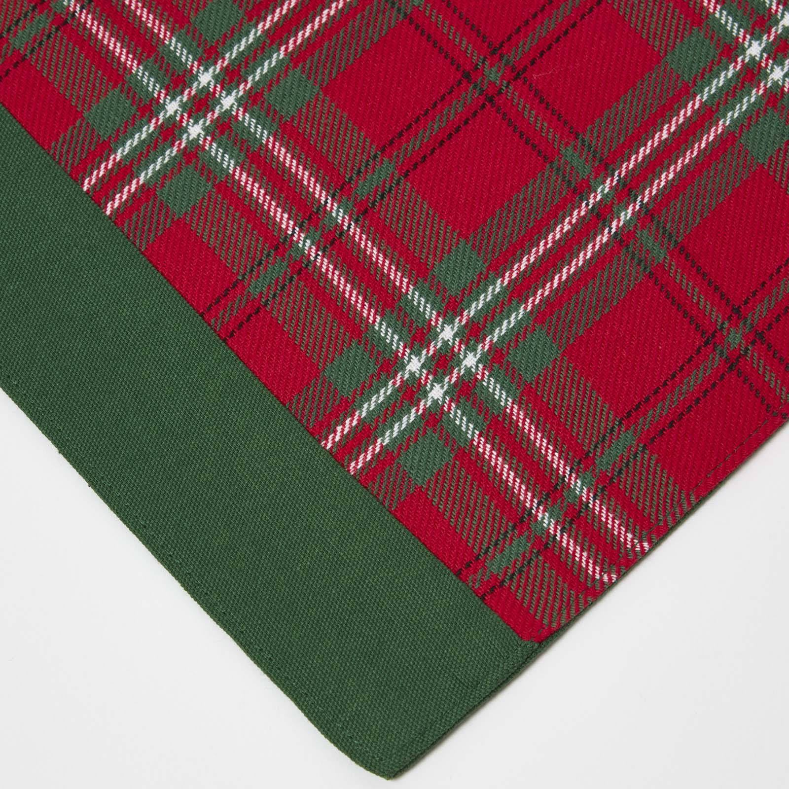 Cotton Christmas Prince Edward Tartan Pack Of 2 Placemats