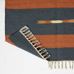 Lundi Kilim  Cotton & Jute Rug | 180cm x 90cm | Orange