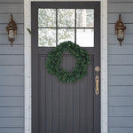 Christmas Wreath with 50 Warm White Led Lights
