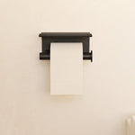 Paper Holder With Cover Matt Black Architect Sp