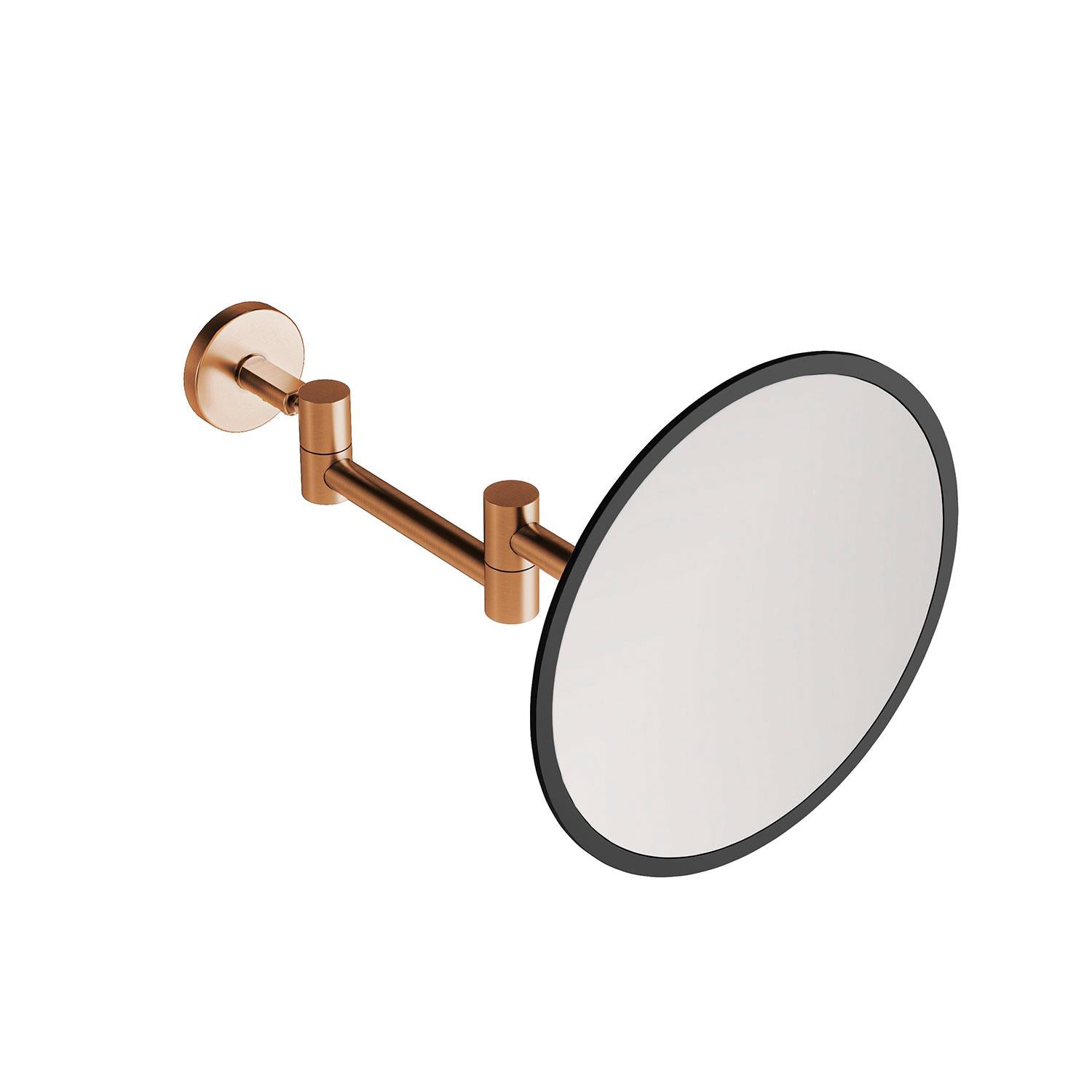 Wall Magnifying Mirror, Brushed Copper Pvd Architect Sp (x5)