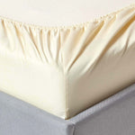 Egyptian Cotton Fitted Sheet 1000 Tc | Small Double | Cream