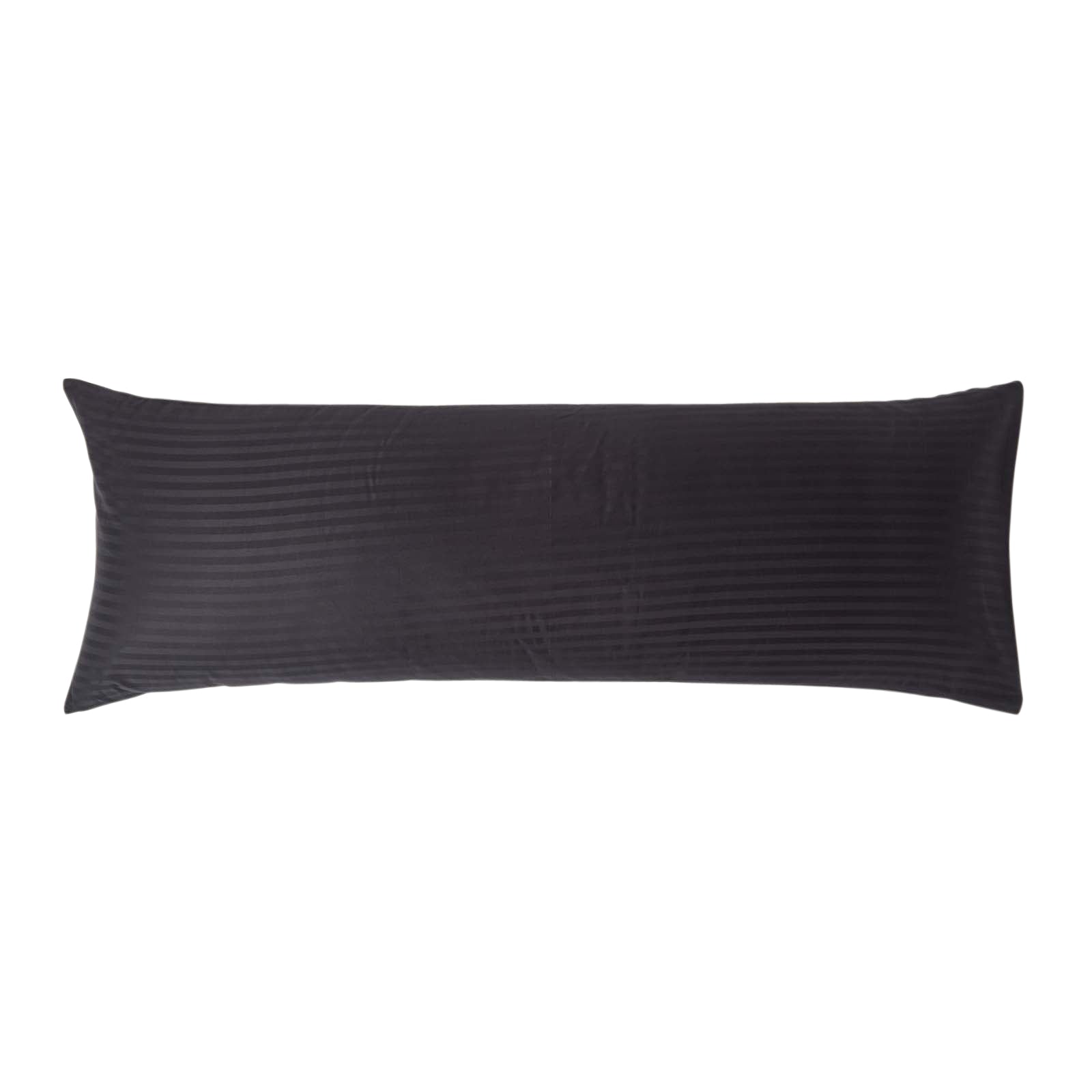 Egyptian Cotton Satin Stripe Housewife Pillowcase 330 Tc | Body | Black