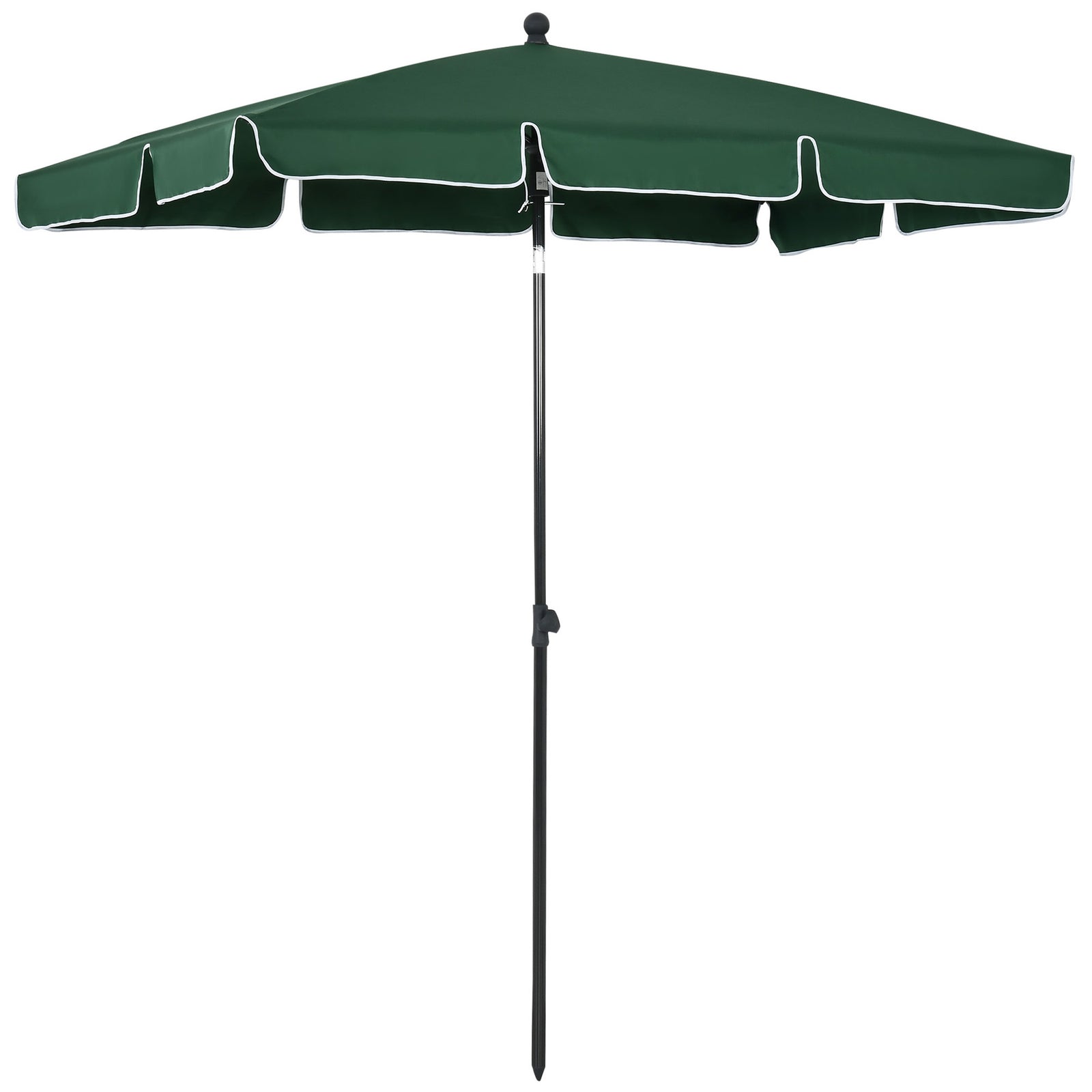 Aluminium Sun Umbrella 2x1.3m Parasol | Green