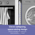 Hip Hugging Collapsible Laundry Basket