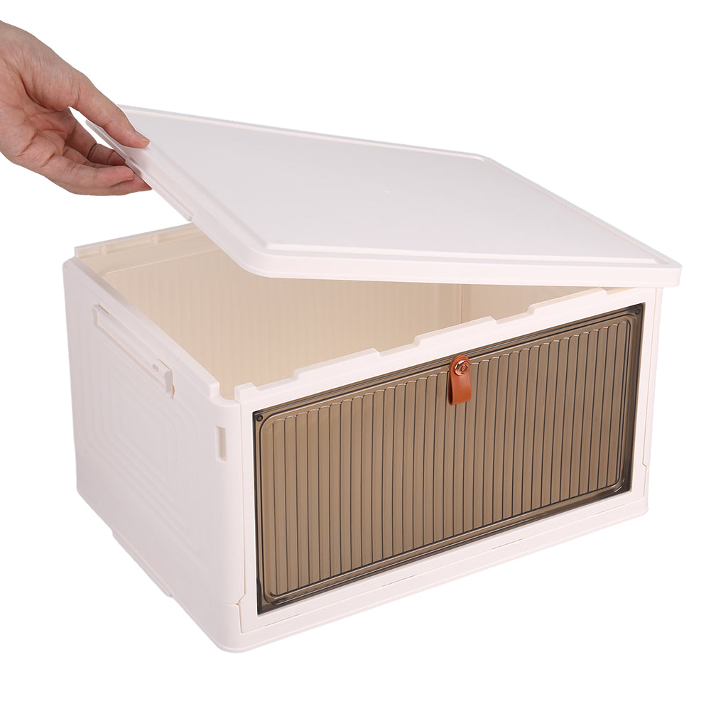 4-layer Thicken Foldable Shoe Storage Box With Wheels