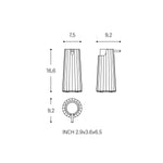 Soap Dispenser, 200ml, Brown, Recycled Materials, Avenir Collection