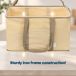Livivo Collapsible 45l Laundry Basket With Detachable Carrying Strap