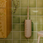 Toilet Brush, Wall Mounted, Green, Award-winning Design Geyser Collection