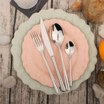 Cutlery Sets Stainless Steel 18/8 Catering Sphere | 4 Piece | Silver