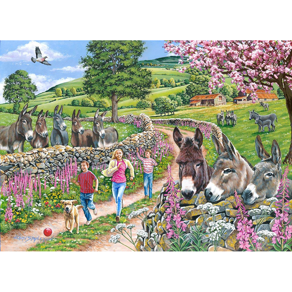 Mindy, Muffin & Mo - Big 500 Piece Jigsaw Puzzle For Adults, With Extra Large Pieces