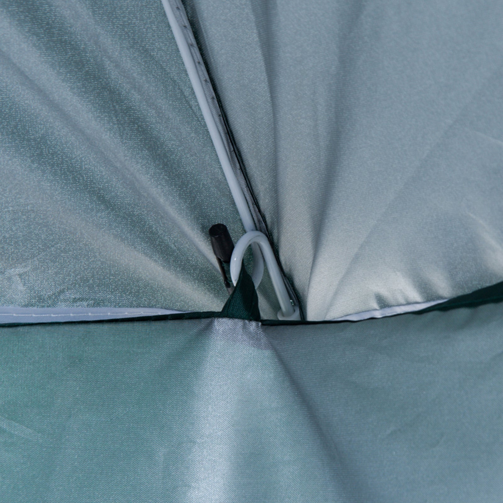 Fishing Umbrella With Side Canopy | Green