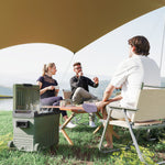 Camping Fridge Freezer Dual Zone, Portable Car Fridge | Large | Green
