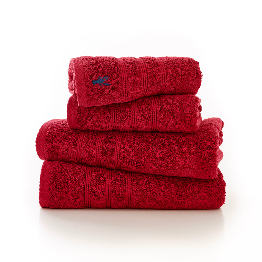 Kaleidoscope 550gm Combed 100% Cotton Towels | Bath Towel | Berry