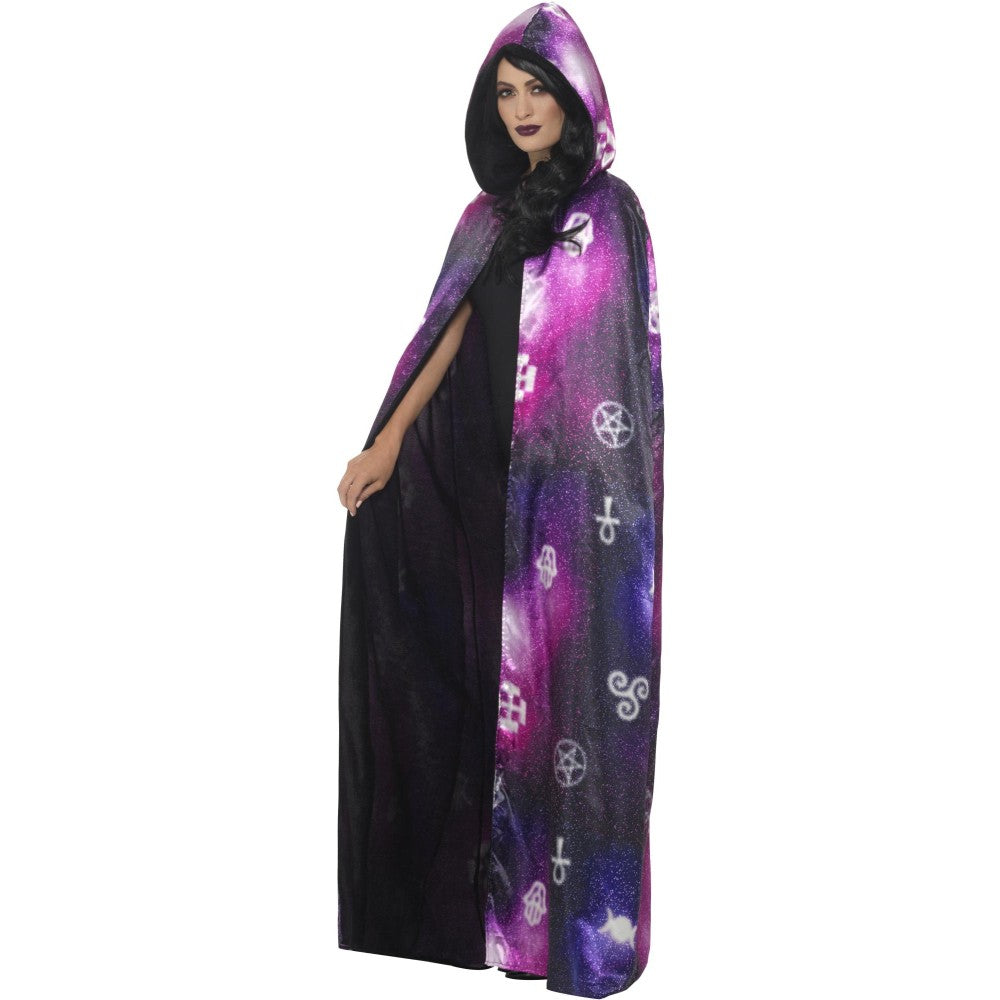 Smiffys Deluxe Reversible Galaxy Ouija Cape