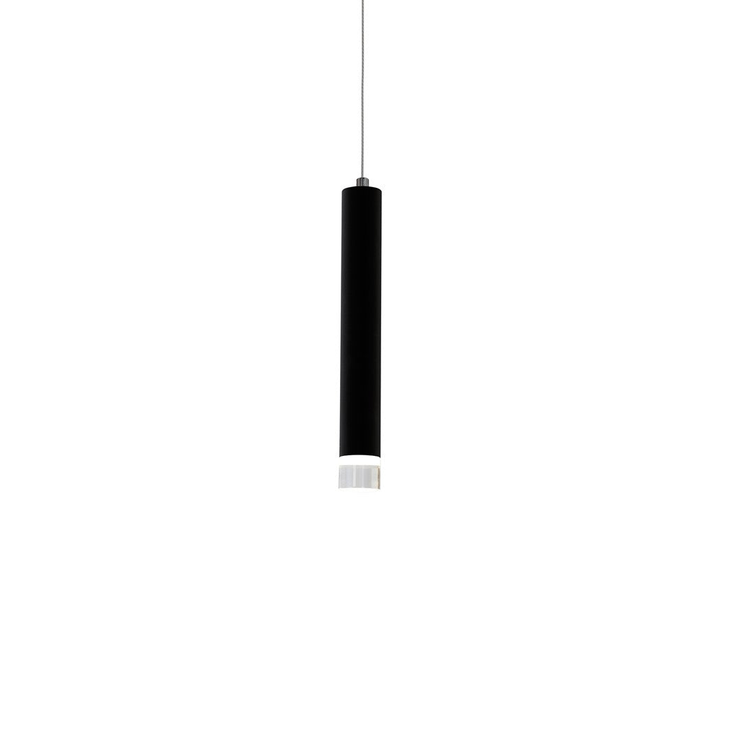 Carbon Black Led Pendant Lamp 3x5w Eye Catching Contemporary Cylindrical Lights With Built In Low Consumption Light Source