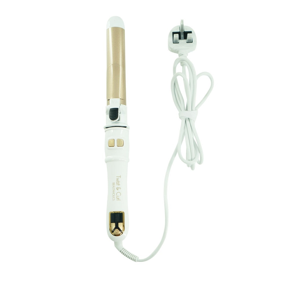 Twist  Curl Automatic Rotating Hair Curler - White 32mm