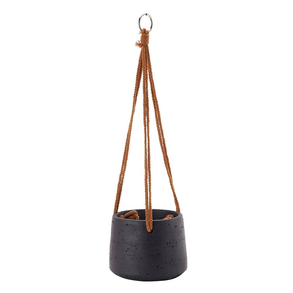 Nordic Style Hanging Cement Planter Minimalist Indoor Flower Pot For Home Decor