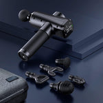 Dyzi Massage Gun Deep Tissue Massager 30 Speed 6 Heads Case & Lcd Touch Screen