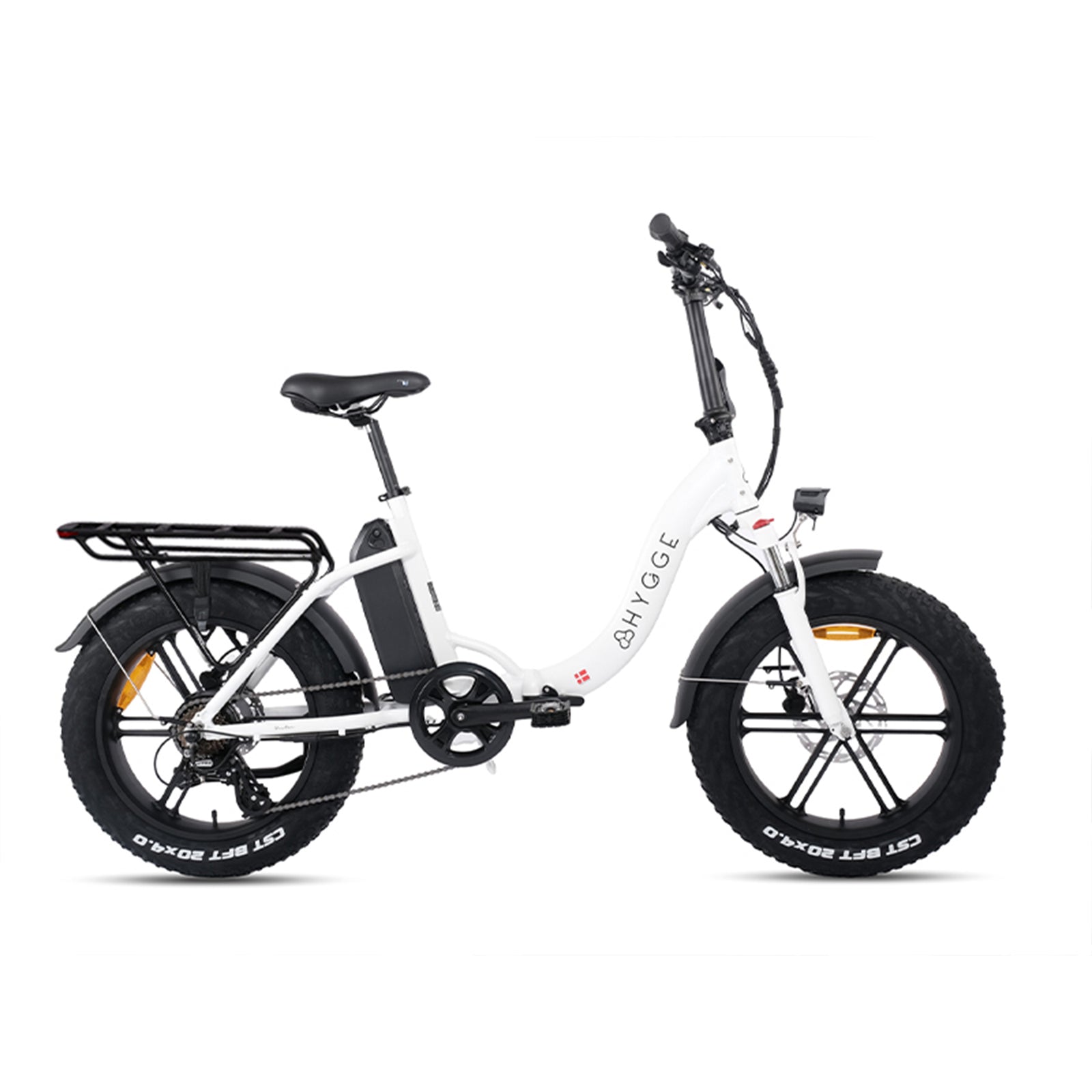 Vester Step 2026 - Folding Fat Tyre E-bike 48v 14ah | White