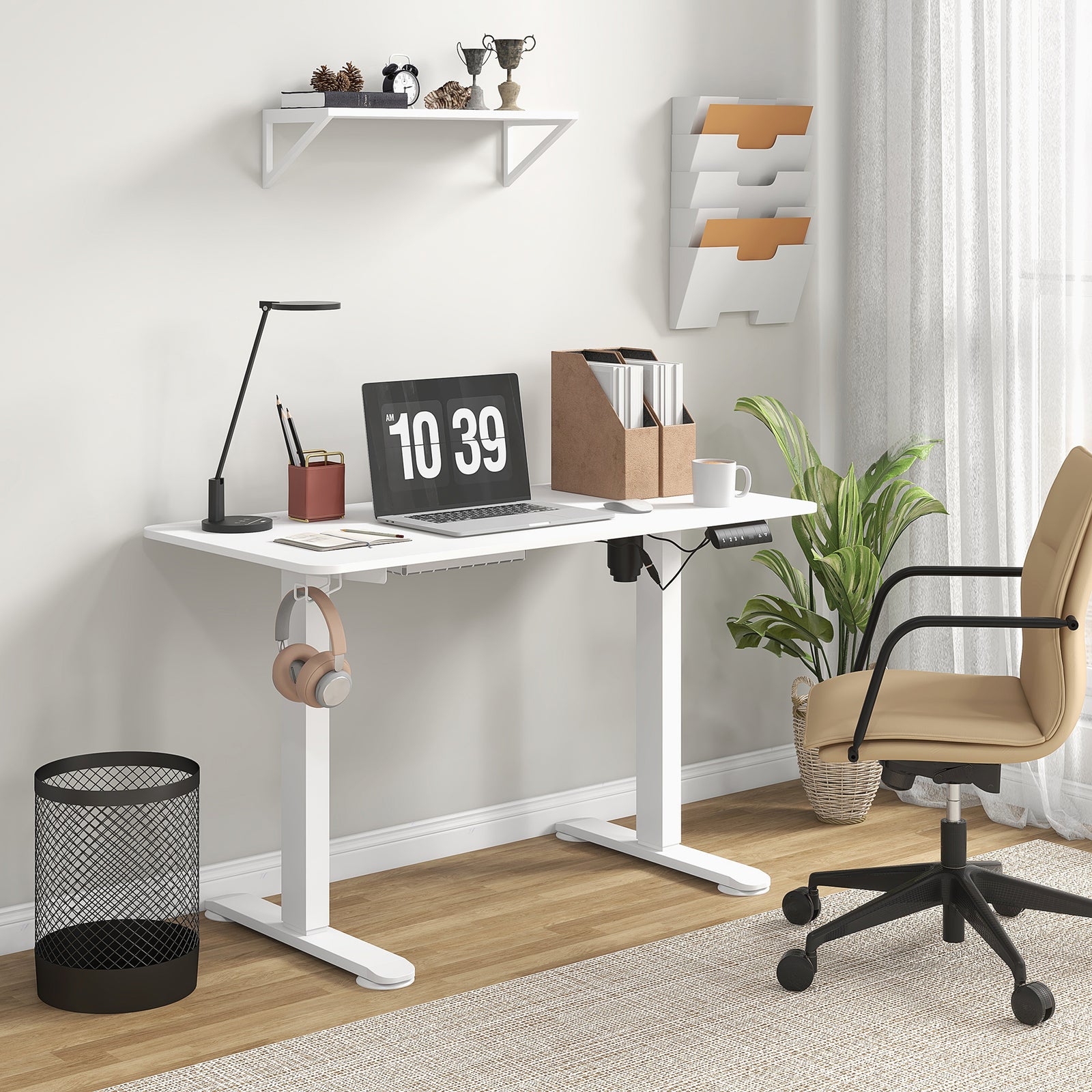 Electric Standing Desk For Home Office White