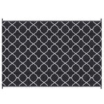 Reversible Rug W/ Carry Bag 182x274cm | Black