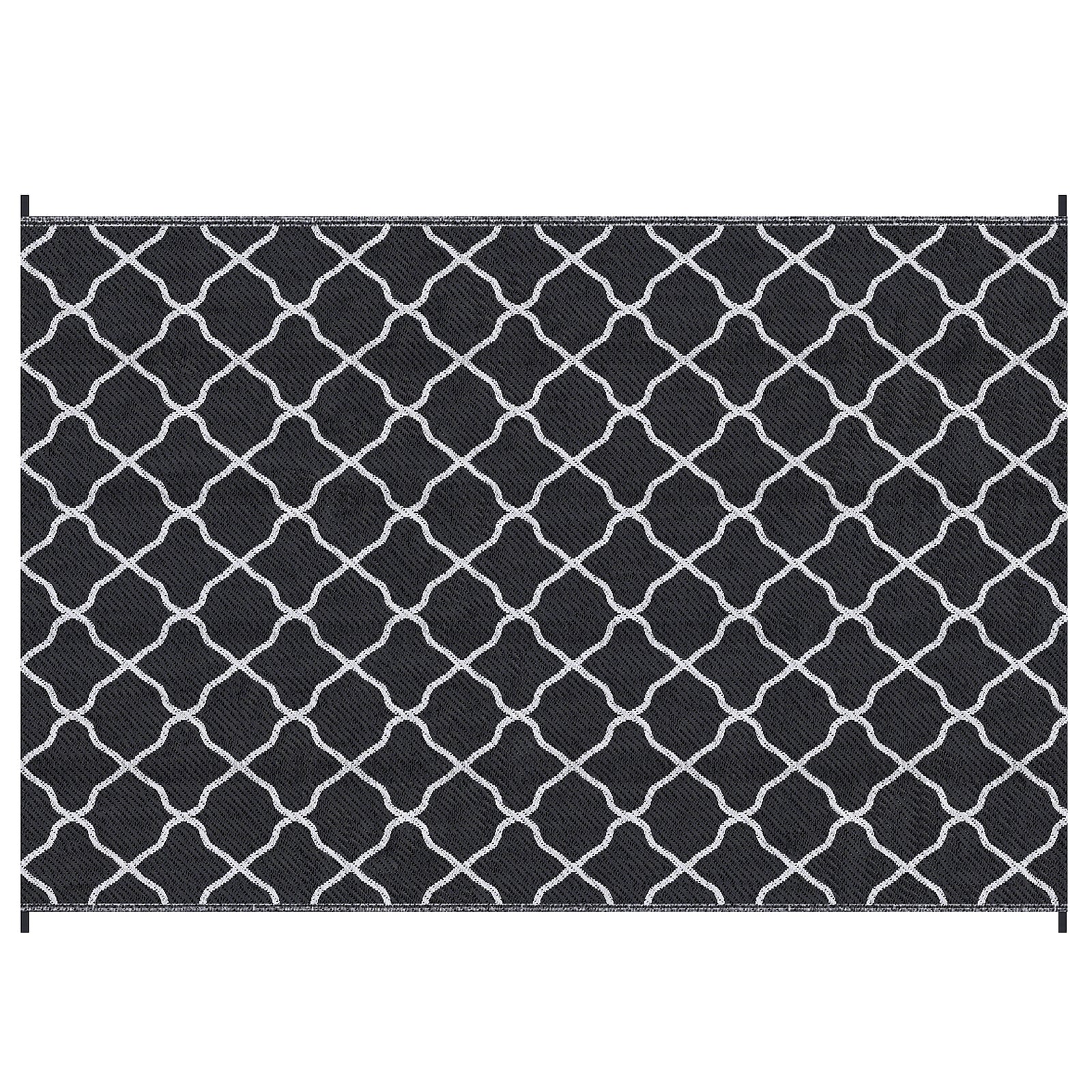 Reversible Rug W/ Carry Bag 182x274cm | Black