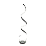 Contemporary Led Spiral Floor Lamp In White Light For Living Room