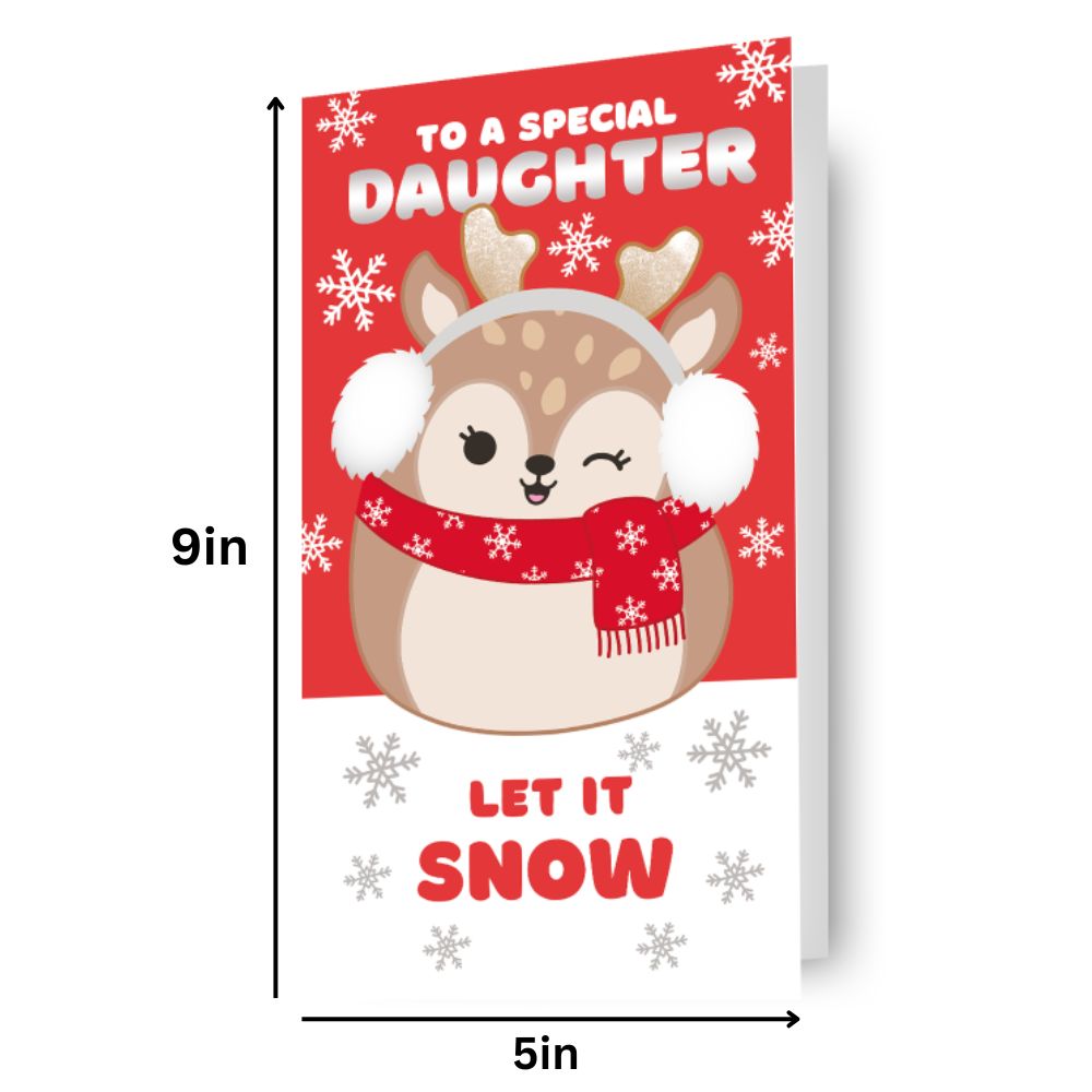 Squishmallows Daughter Christmas Card Official Product