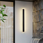 Outdoor Wall Led Light Ip65 Waterproof Long Wall Sconce For Exterior Lighting | Large | Black & White