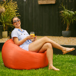 Classic Indoor Outdoor Bean Bag | Orange