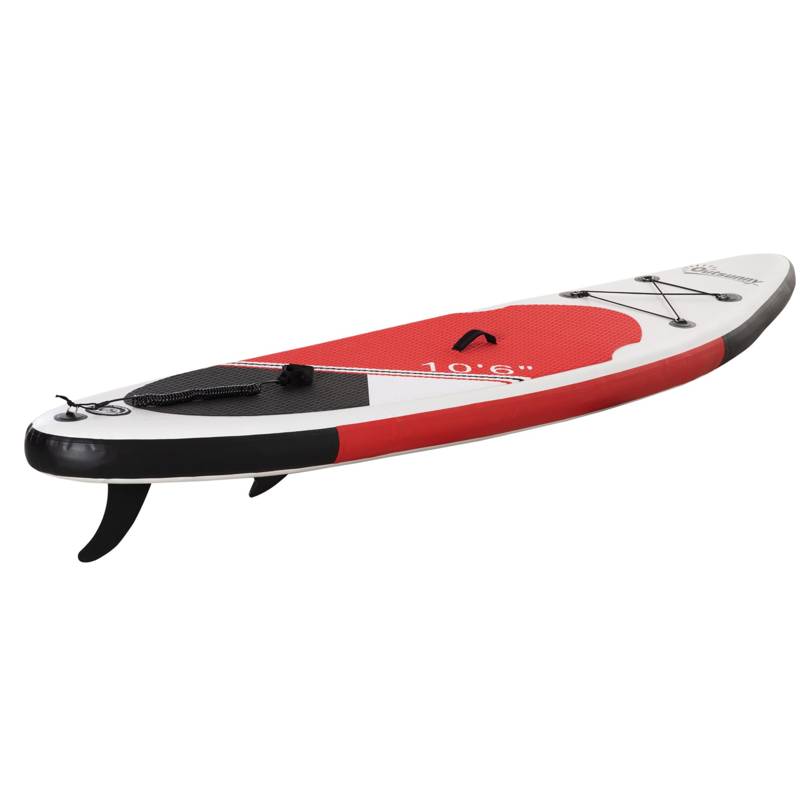 Paddle Board, 10' X 30", Non-slip, White, 3 Fins | White