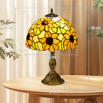 Stained Glass Table Lamp, Handmade Antique Bedside Lamp