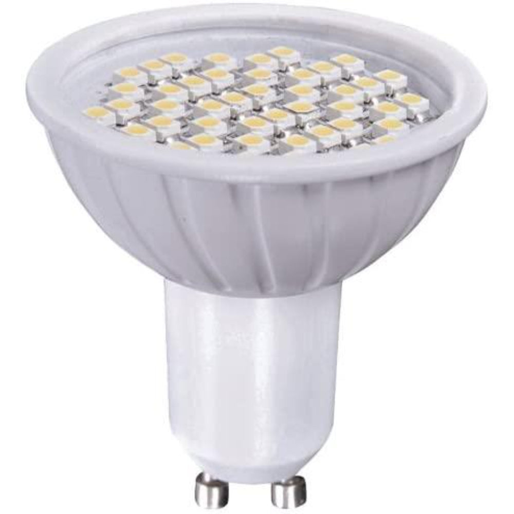 Sun Solar Non-dimmable Strong Quality Gu10 Led 3 Watt Bulb Warm White, Grey