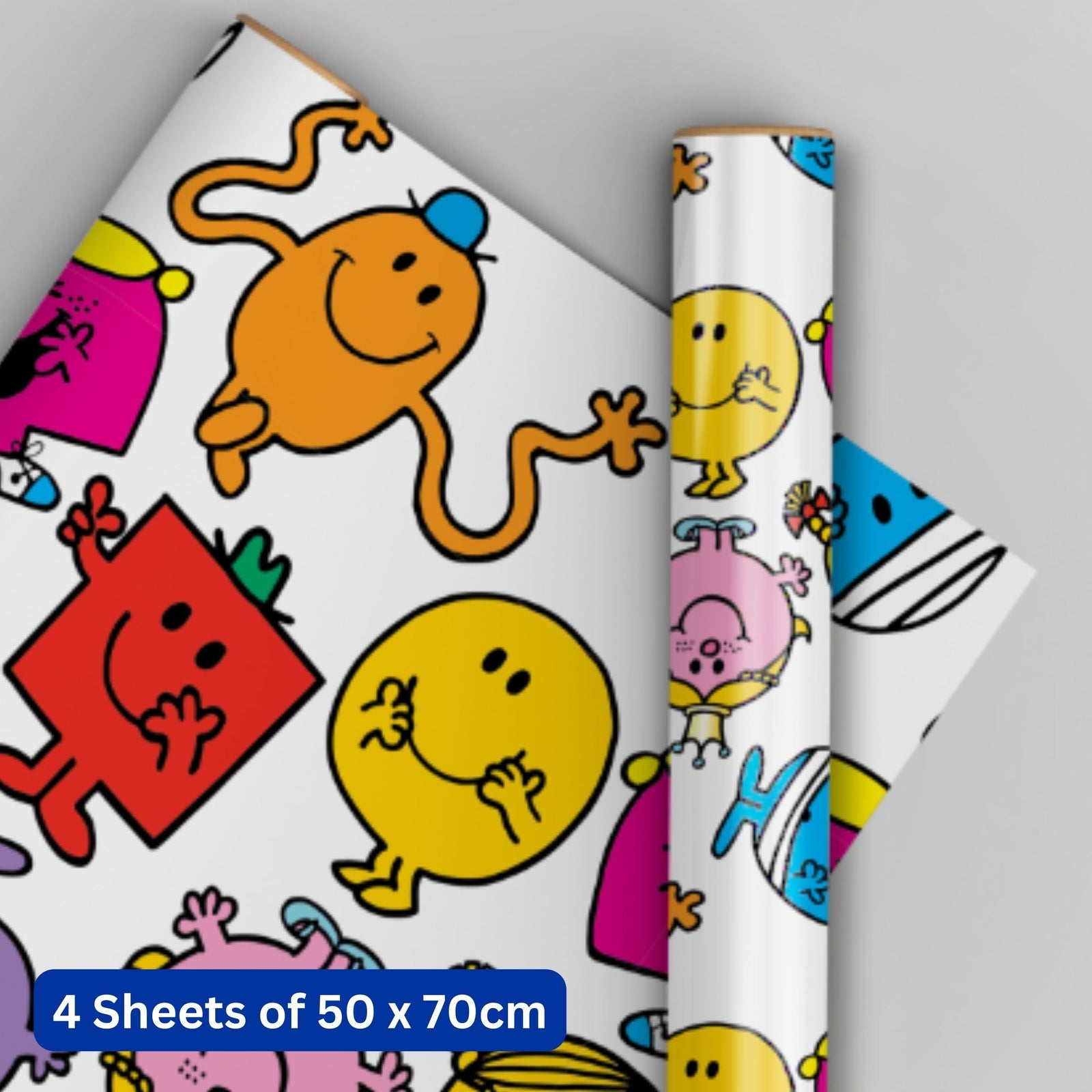 Gift Wrap, 4 Sheet 4 Tag, Bundle Official Product