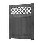 90cm W X 90/120/150/180cm H Rhombus Garden Wood Fence Gate | 120cm