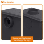 Cast Iron Multifuel Stove + Firewood Starter Kit | 4.5kw | Cast Iron
