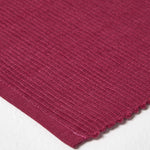 Cotton Plain Pack Of 2 Placemats | 50cm x 30cm | Plum