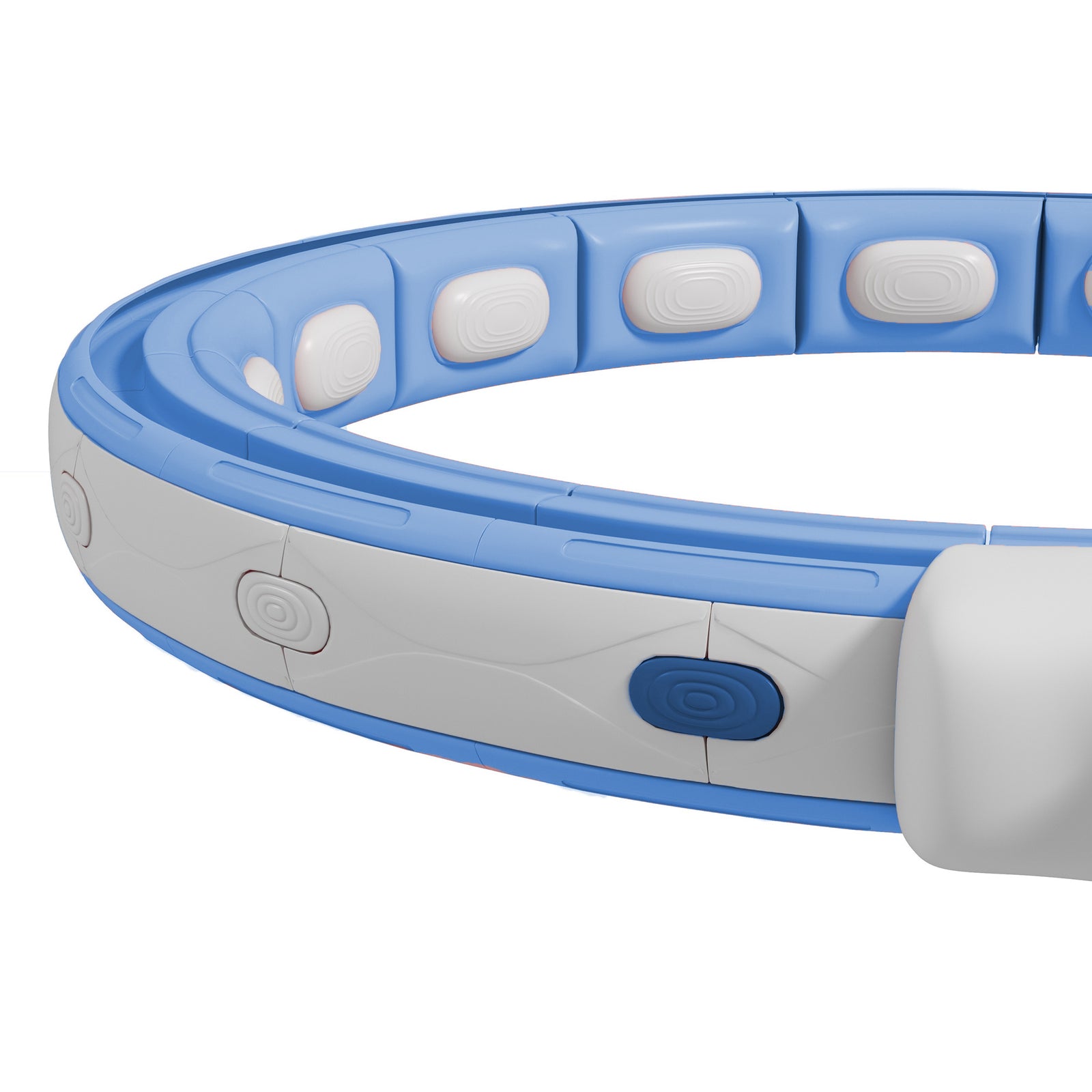 Smart Weighted Hula Hoop With 16 Detachable Knots | Blue