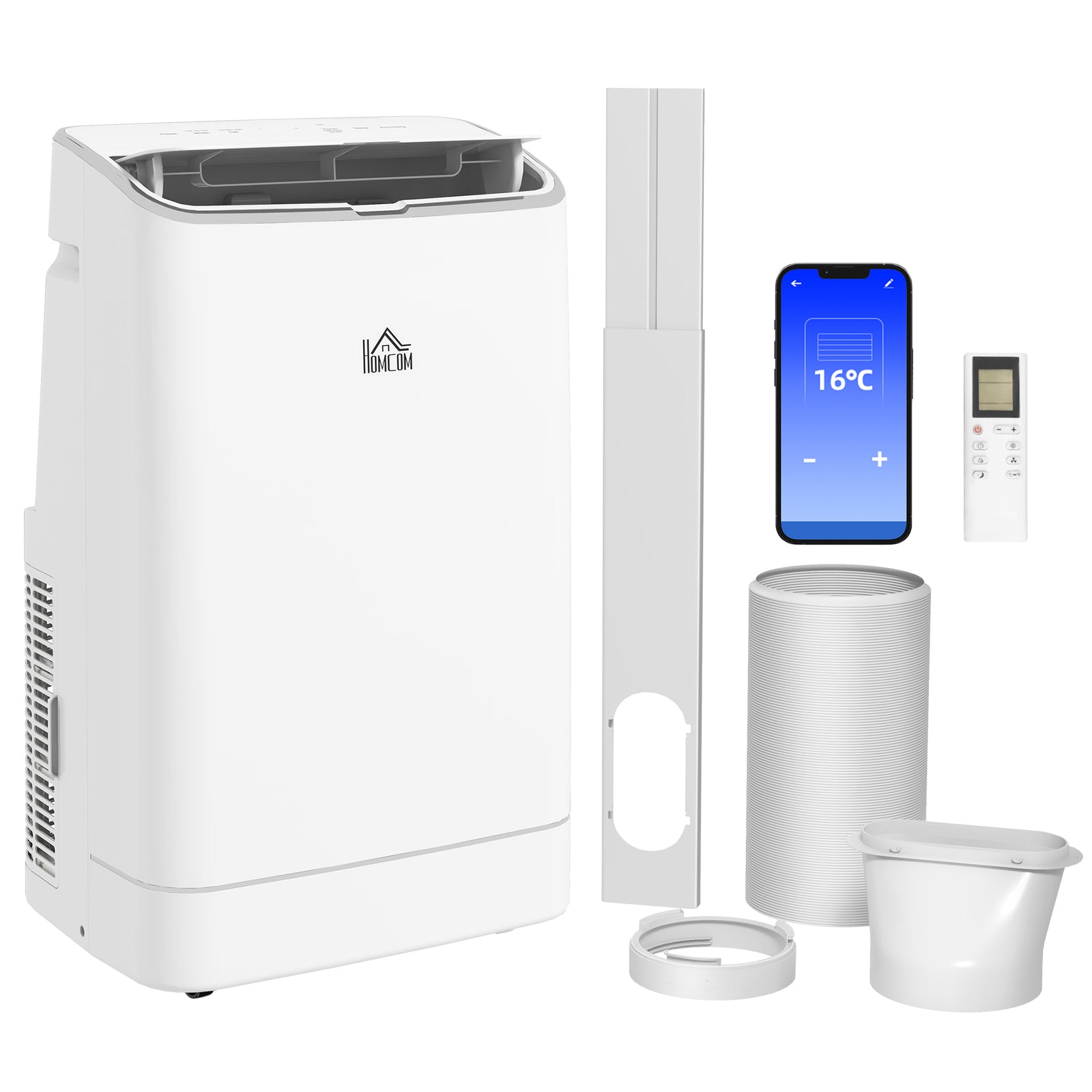 14000 Btu Portable Air Conditioner Unit With Heater Wifi