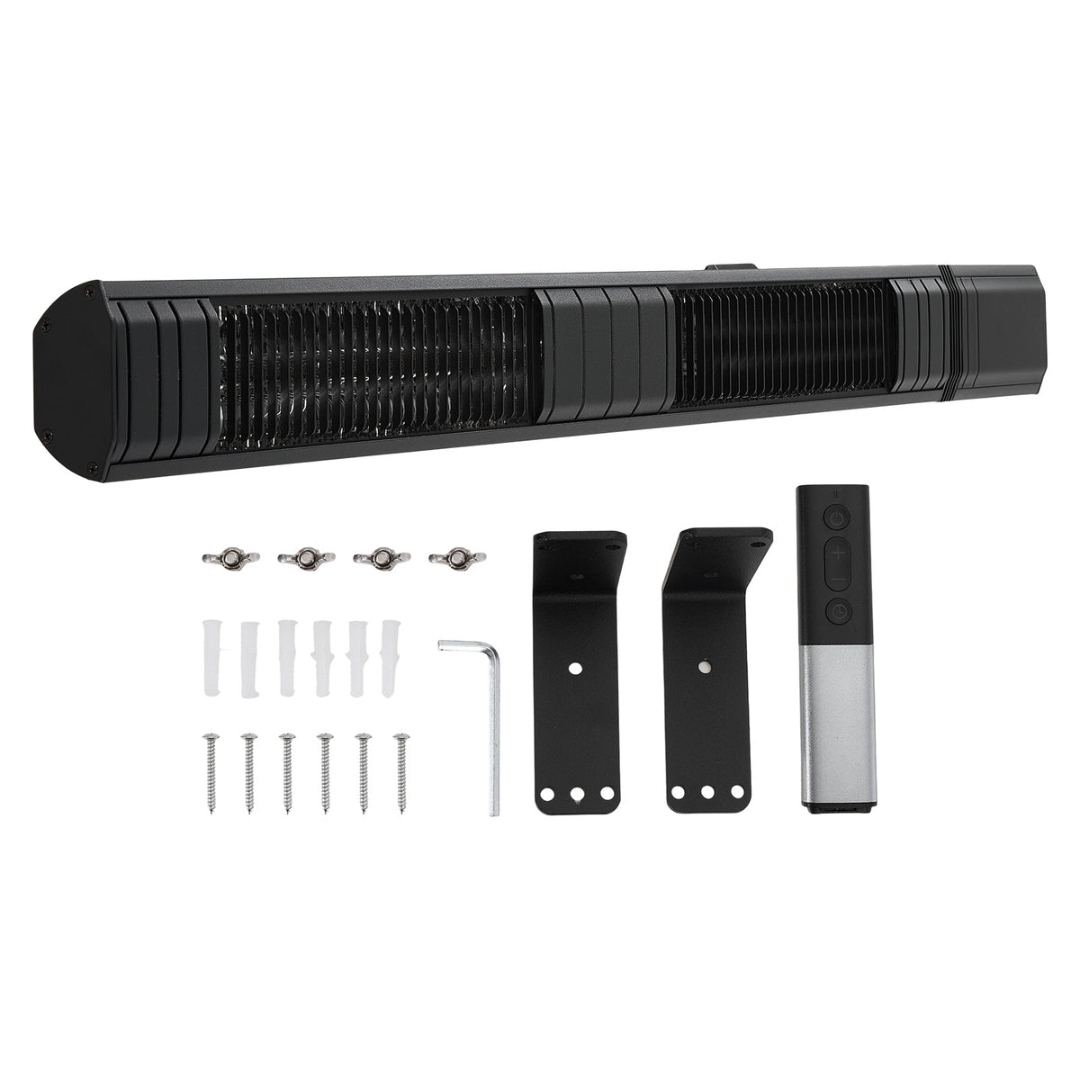 Breeins Wall-mounted Infrared Patio Heater With 9 Temperature Settings & 24h Timer