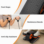 Centra Under Desk Elliptical Machine 15 Speed Quiet Pedal Exerciser Remote
