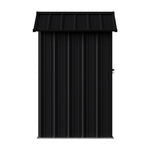 4x4 Ft Metal Apex Roof Garden Tool Storage Shed