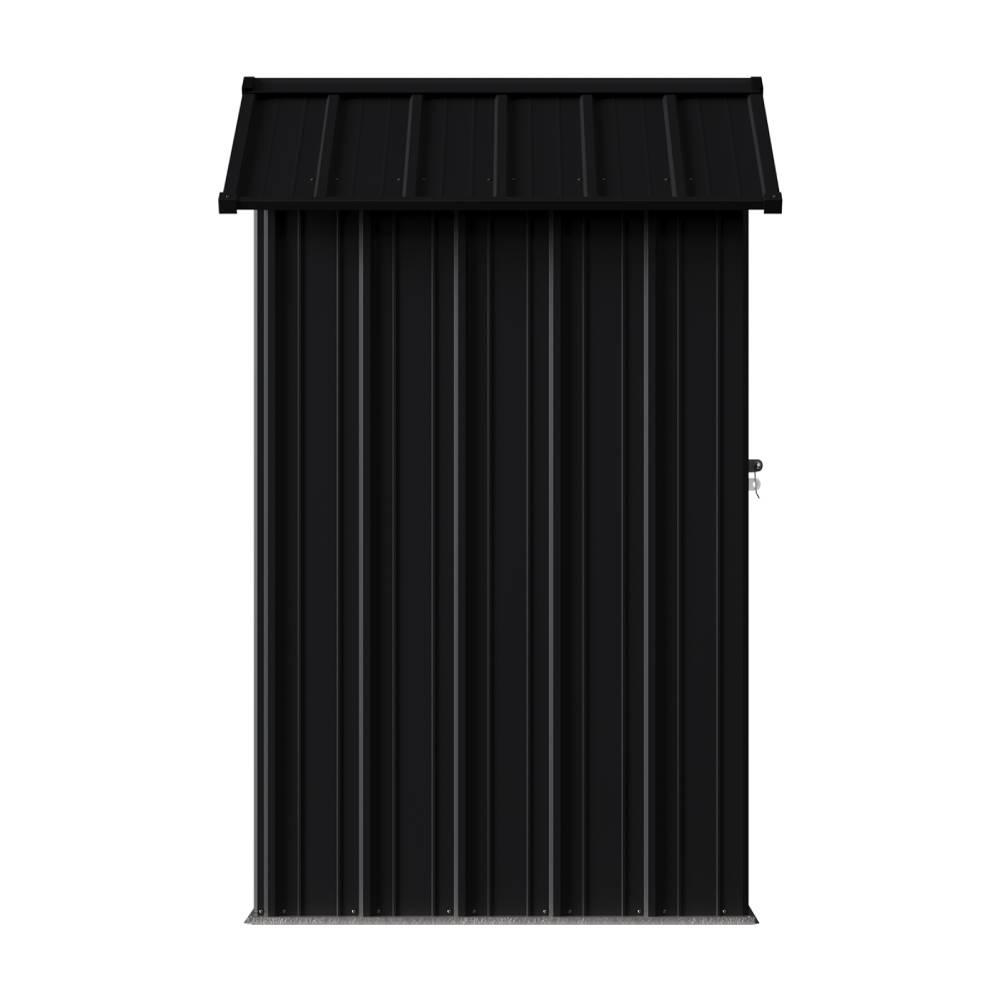 4x4 Ft Metal Apex Roof Garden Tool Storage Shed