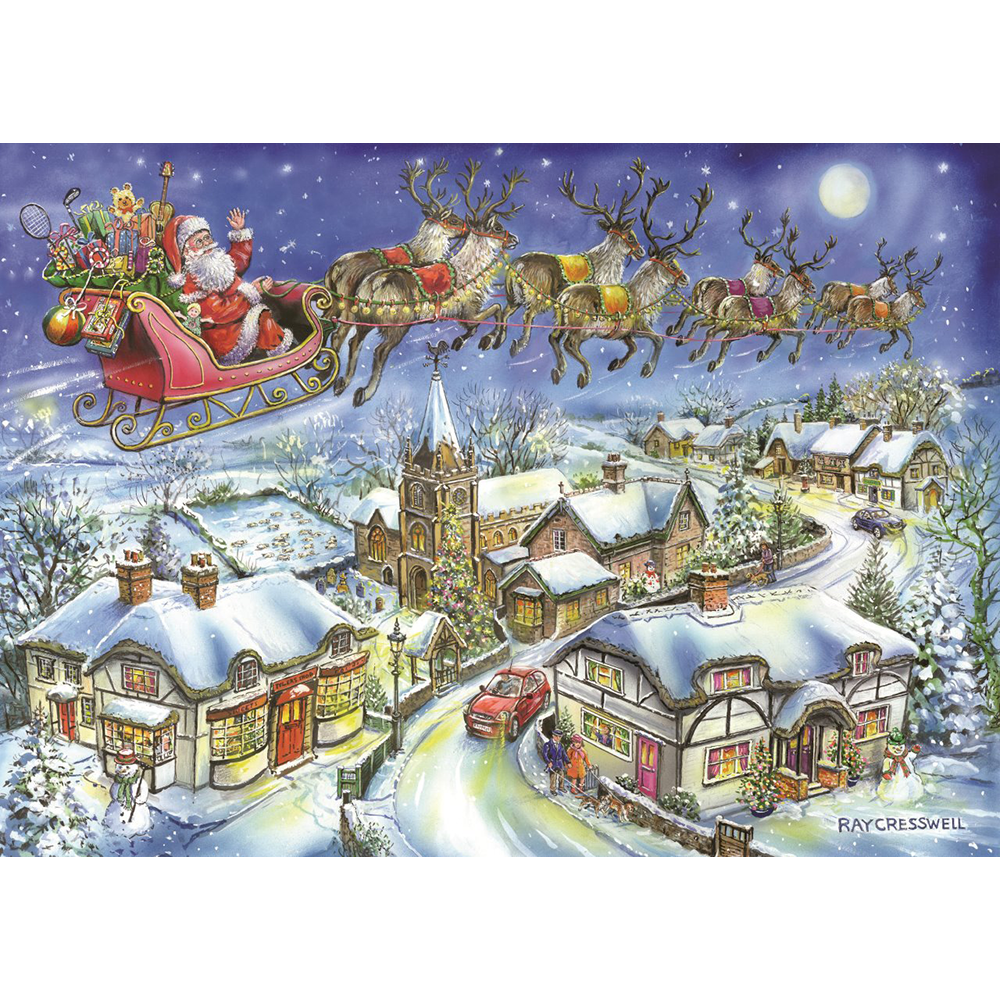 No.13 - Christmas Eve - 1000 Piece Jigsaw Puzzle For Adults