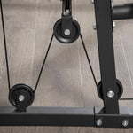 Multifunction Home Gym Machine With 45kg Weight Stack | Black