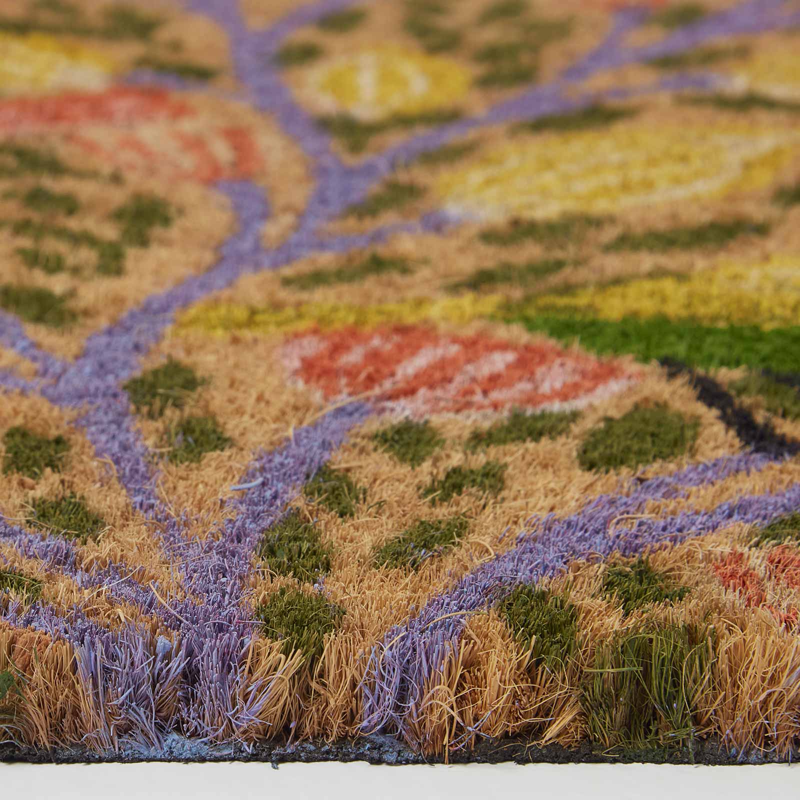 HOMESCAPES Song Bird Coir Doormat, 40 X 60cm